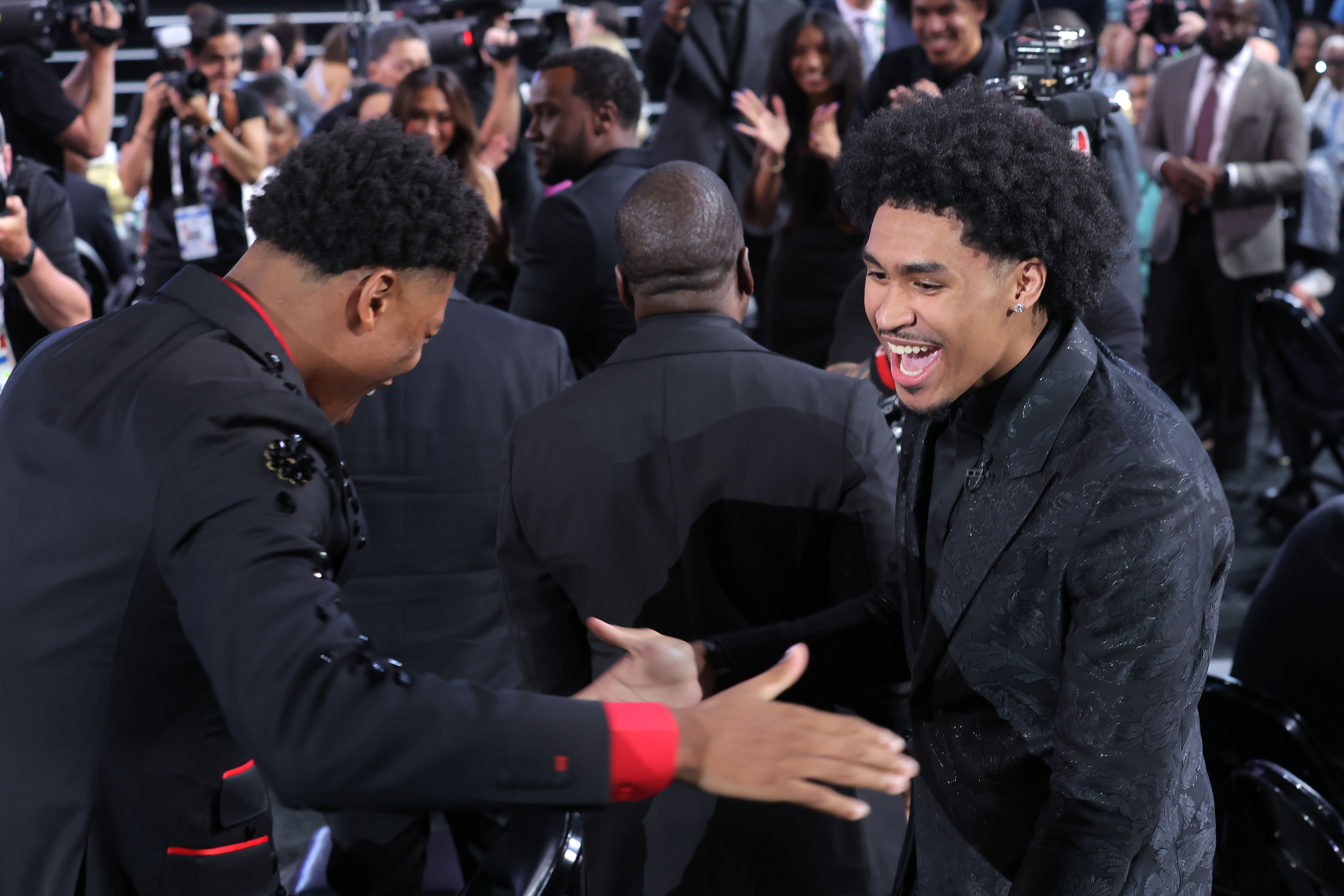Rutgers' guard duo of Dylan Harper and Ace Bailey were top 5 picks in the NBA Draft. (Photo Credit: IMAGN)